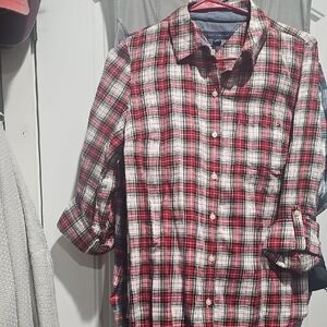 Red Plaid Women's Shirt